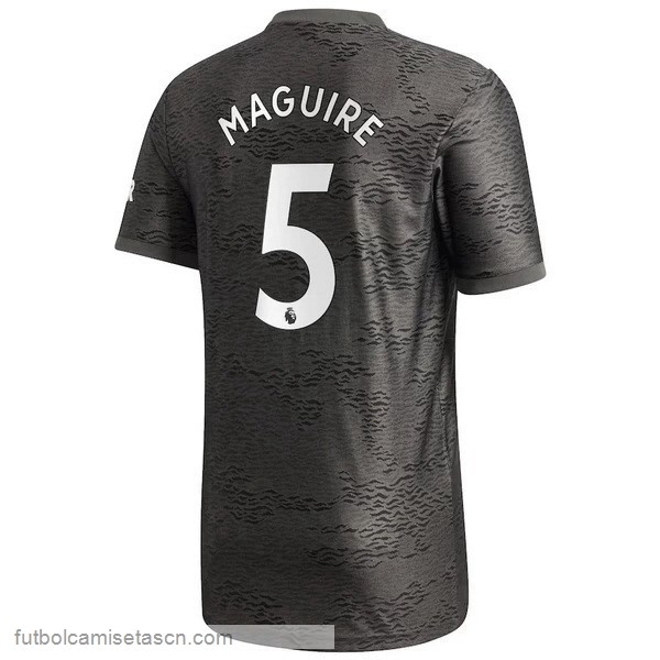 Camiseta Manchester United NO.5 Maguire 2ª 2020/21 Negro